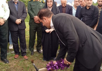 کلنگ زنی احداث خانه کشتی فردین معصومی ماسال