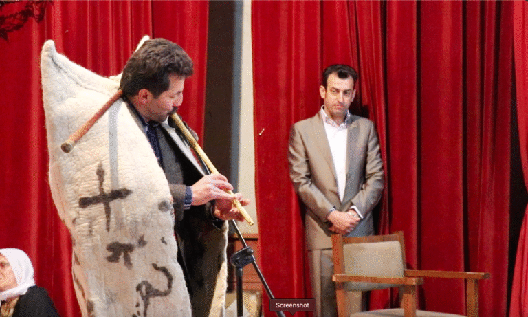 نینوازی استاد خدایار آقایاری، هنرمند شاندرمنی