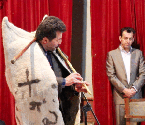 نی‌نوازی استاد خدایار آقایاری، هنرمند شاندرمنی