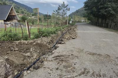 اصلاح و بازسازی شبكه توزیع آب شرب در روستای امام زاده شفیع شهرستان ماسال