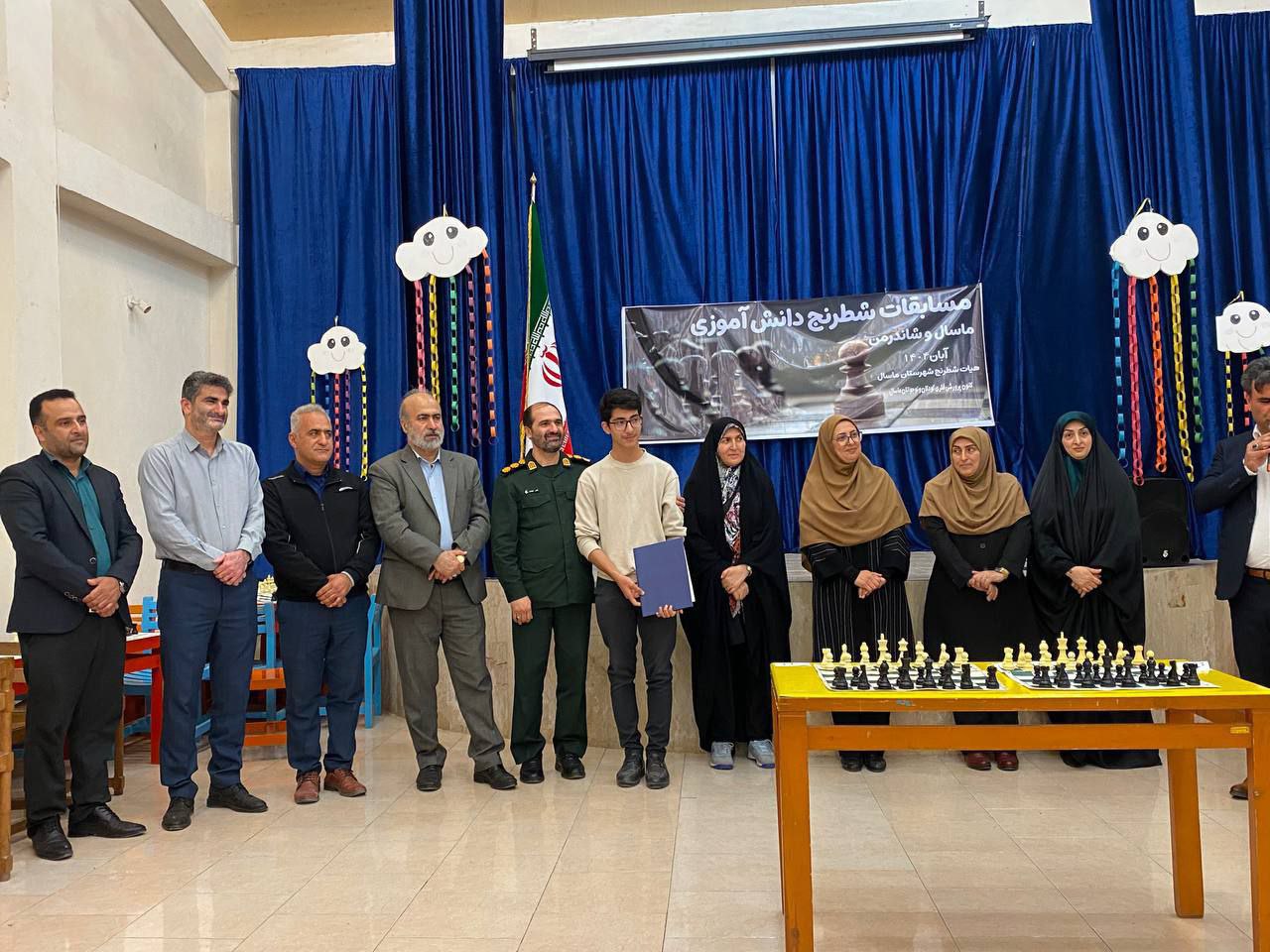 مسابقات شطرنج دانشآموزی ماسال و شاندرمن
