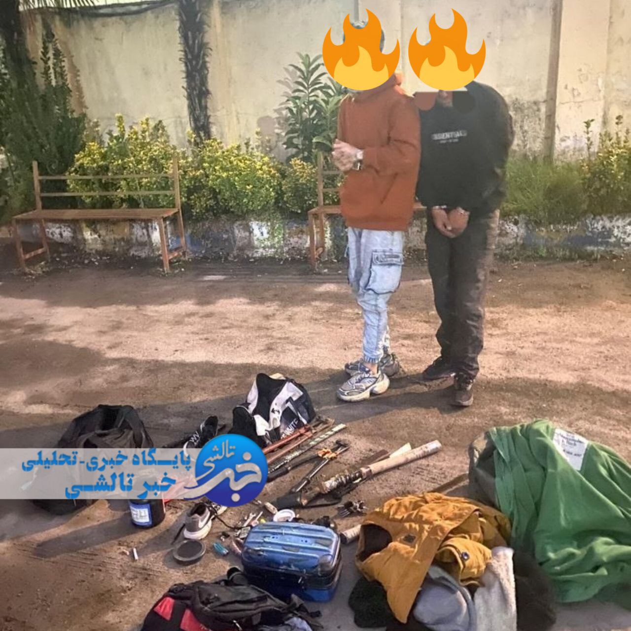 دستگیری اعضای باند سارقین سیم برق در ماسال