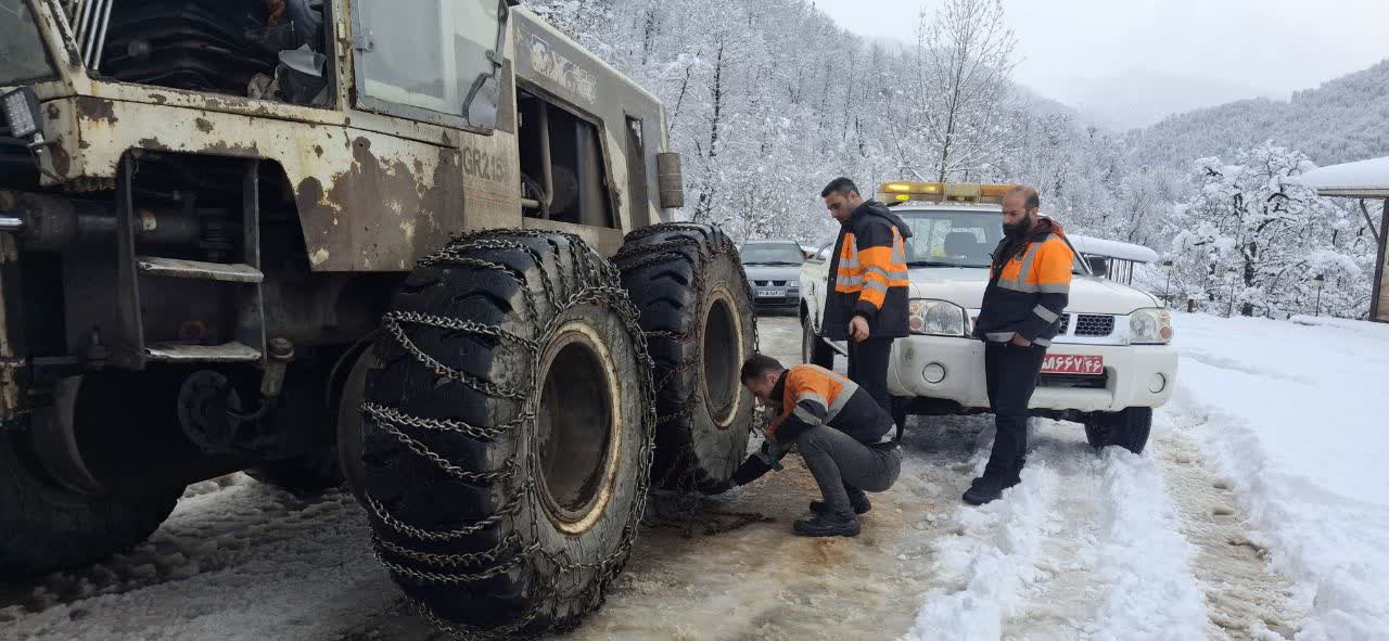 بازگشایی مسیرهای مواصلاتی ماسال