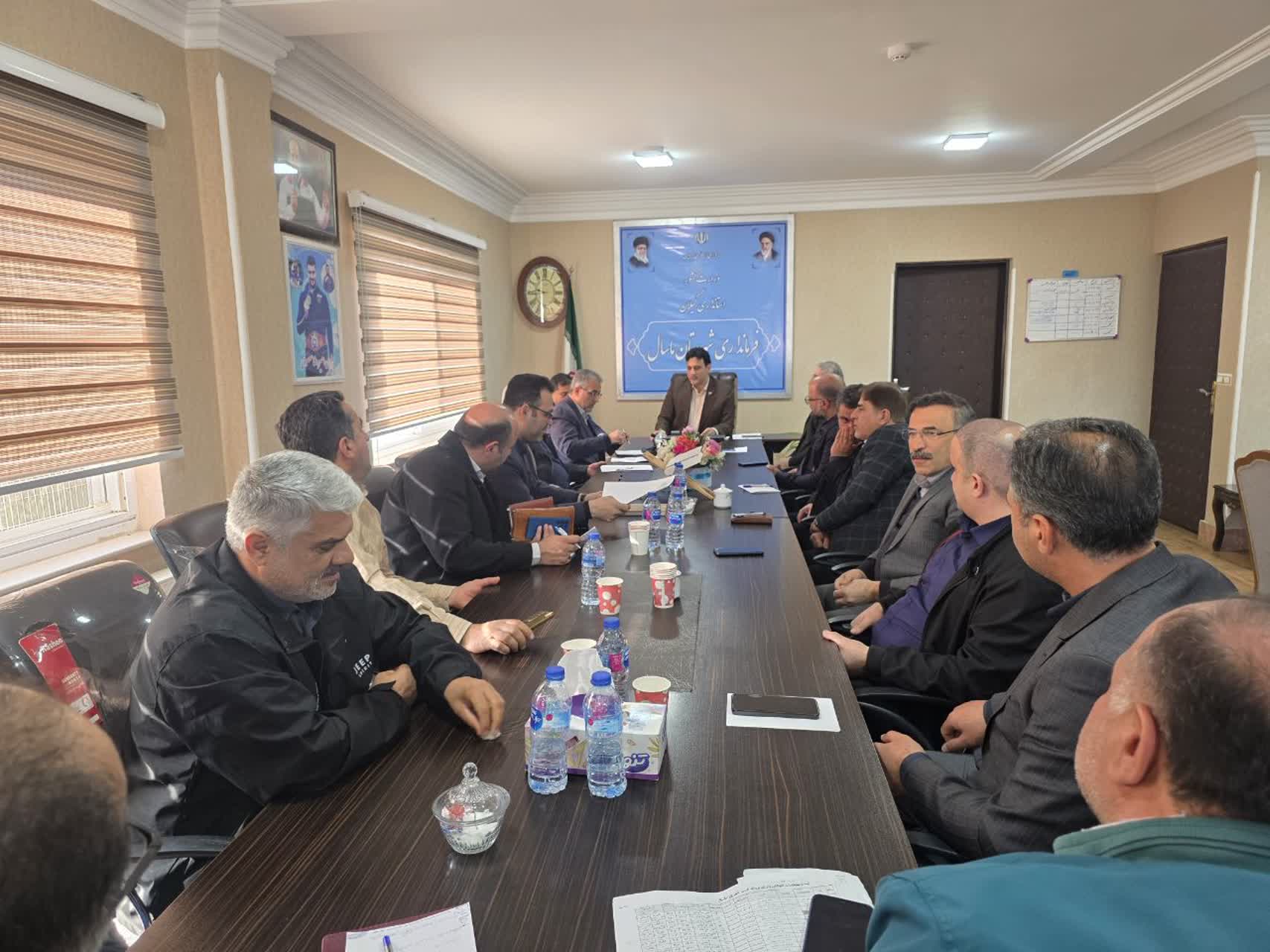 جلسه کارگروه آرد و نان شهرستان ماسال