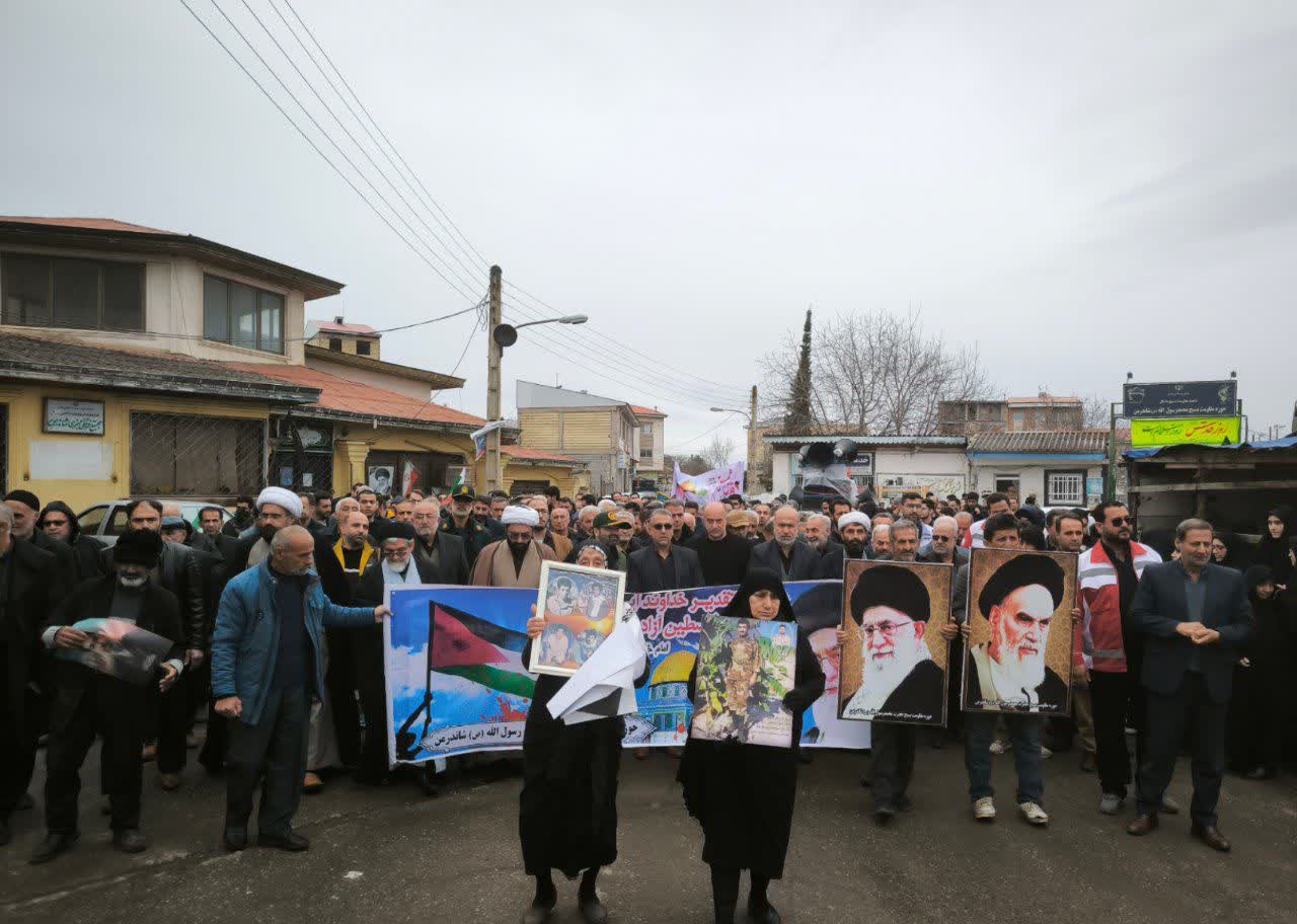 راهپیمایی روز قدس ماسال و شاندرمن
