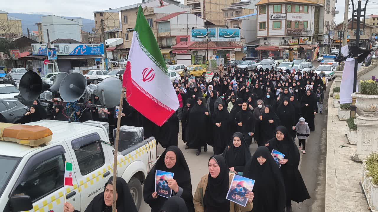 راهپیمایی روز قدس ماسال و شاندرمن