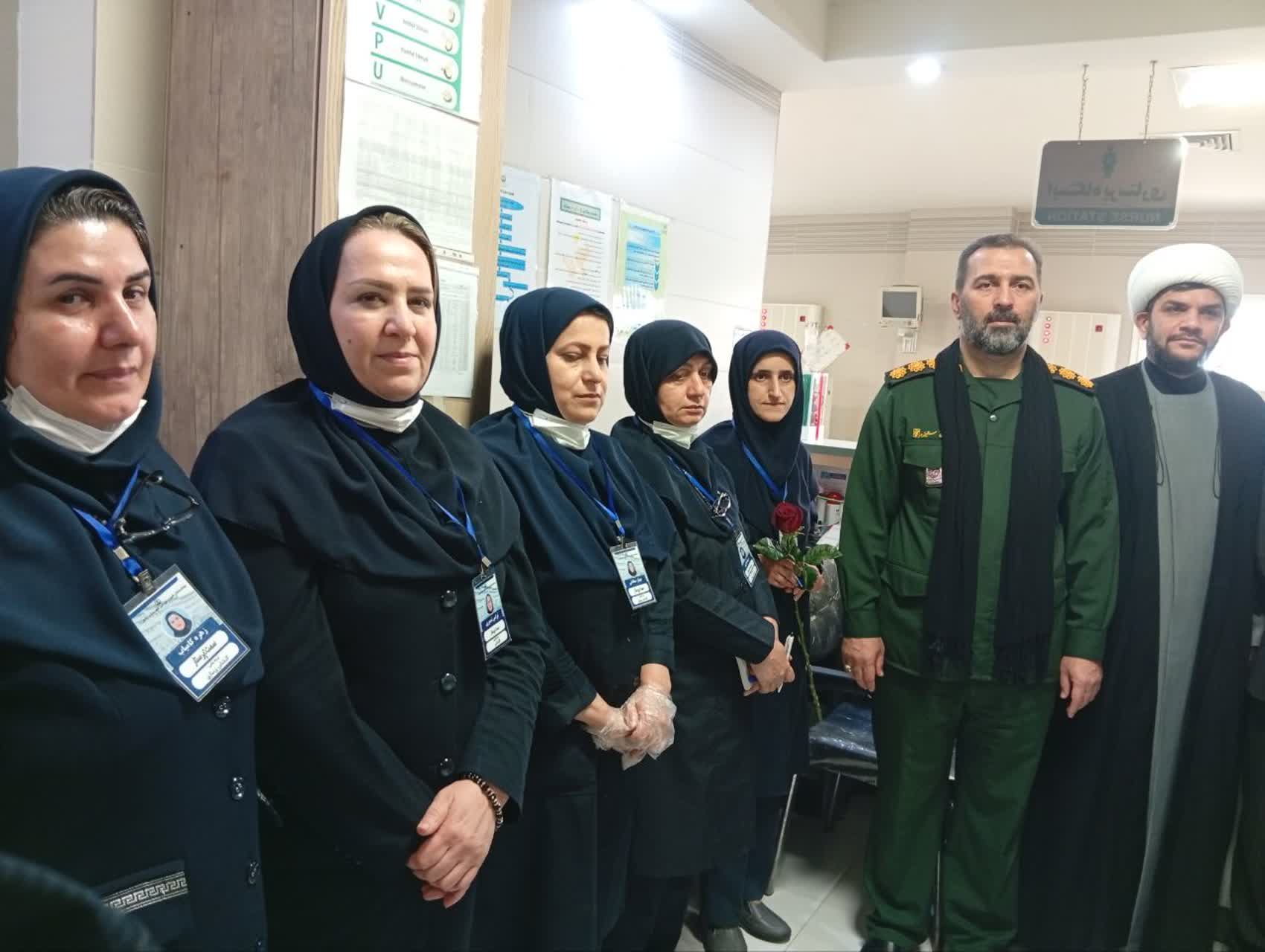 تجلیل مسئولان از کادر درمان بیمارستان شهید نورانی تالش