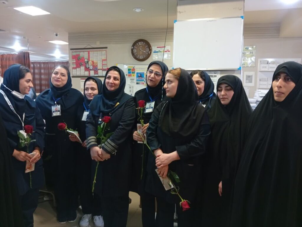تجلیل مسئولان از کادر درمان بیمارستان شهید نورانی تالش