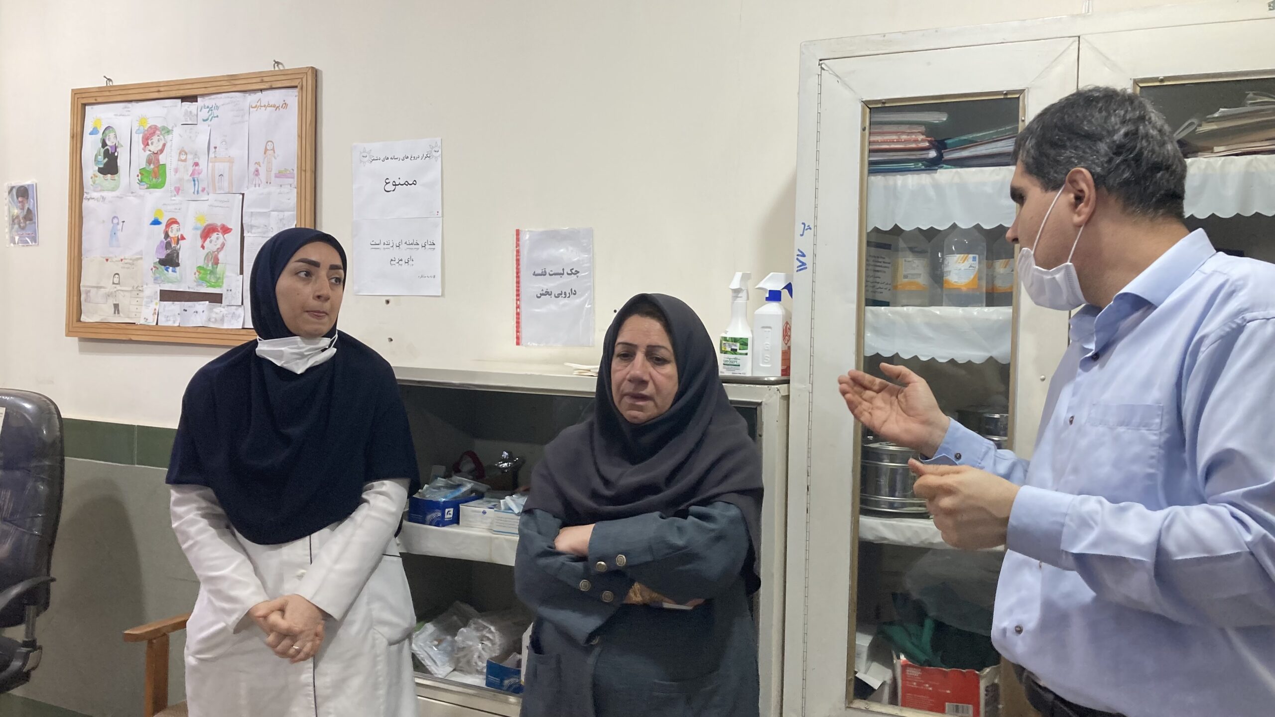 بازدید نظارتی مدیر شبکه بهداشت ماسال از مرکز خدمات جامع سلامت شهری و روستایی