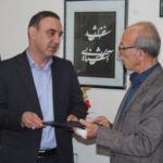 تجلیل فرماندار رضوانشهر از مقام علمی و فرهنگی دکتر ابراهیم خادمی ارده