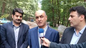 بازدید استاندار گیلان از پارک جنگلی کفود شهرداری شاندرمن