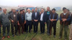 حضور میدانی یاسر اسلام‌دوست در ییلاقات رضوانشهر