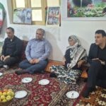 دیدار فرماندار ماسال با مادر شهید گرانقدر امامی