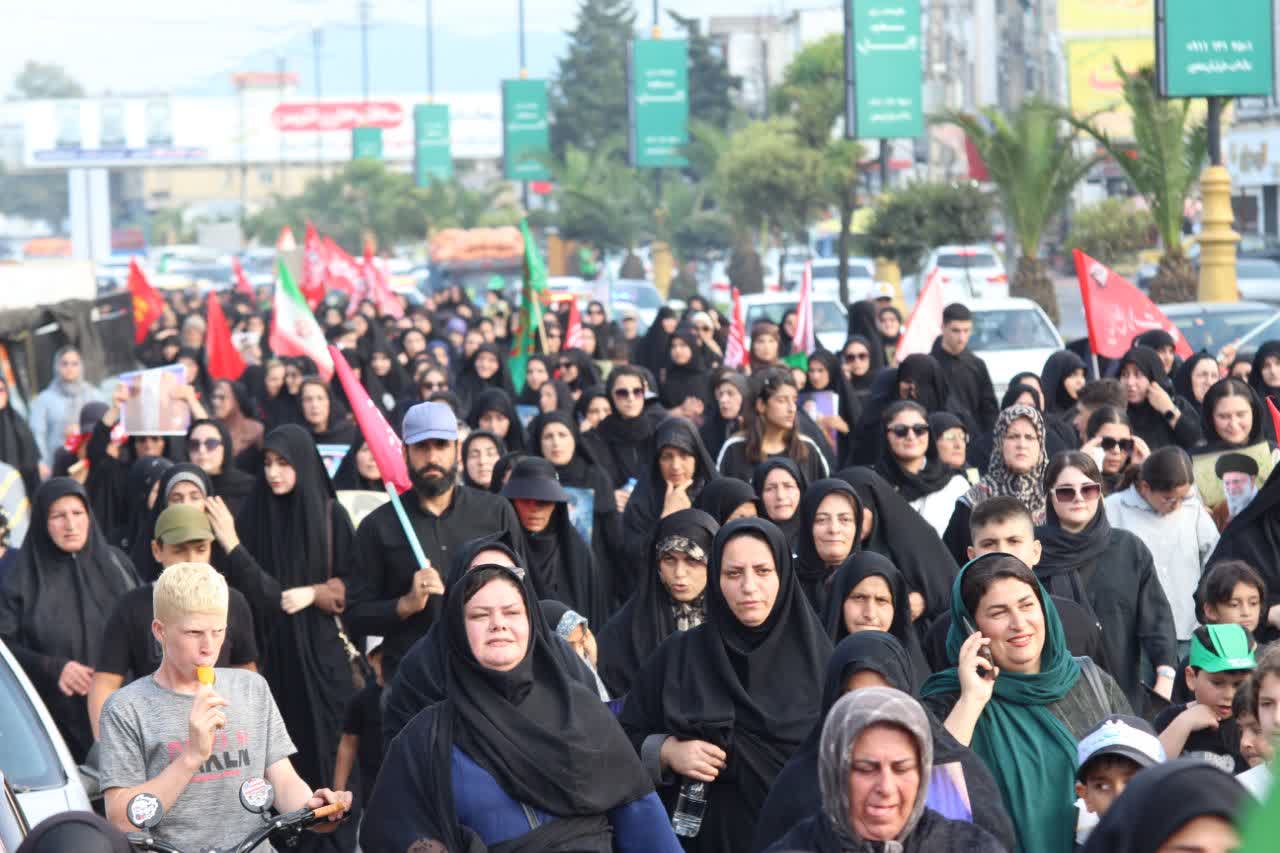 گزارش تصویری سومین سال مراسم پیاده رویی اربعین حسینی در تالش