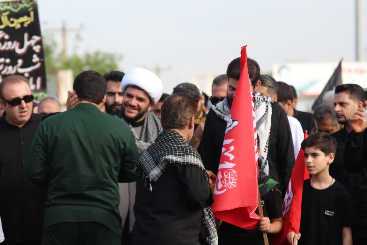 گزارش تصویری سومین سال مراسم پیاده رویی اربعین حسینی در تالش