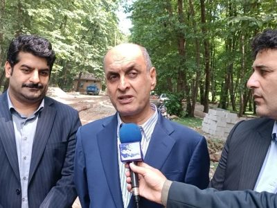بازدید استاندار گیلان از پارک جنگلی کفود شهرداری شاندرمن